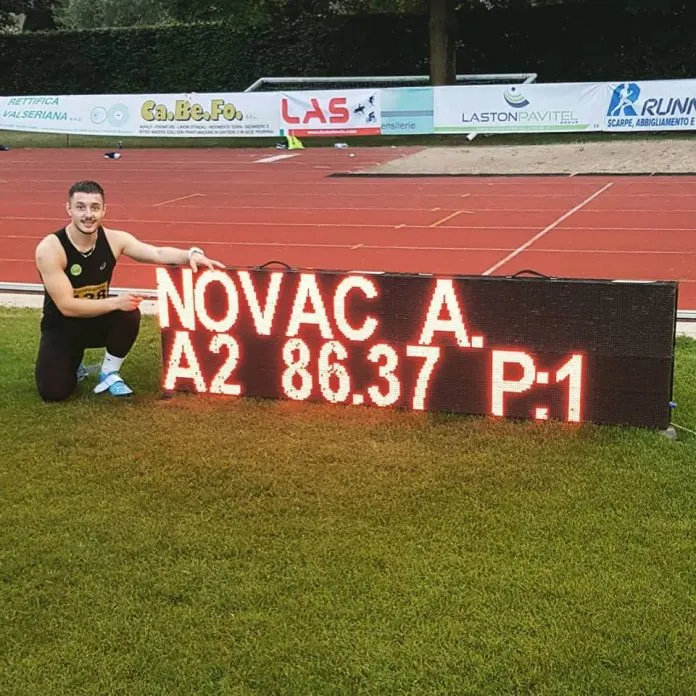 Vrânceanul Alexandru Novac, cel mai bun sulițaș din România