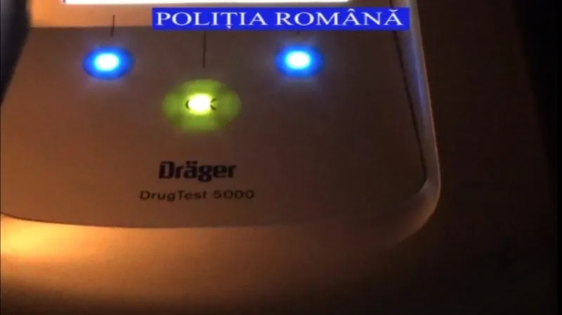 Un alt șofer prins drogat în Focșani