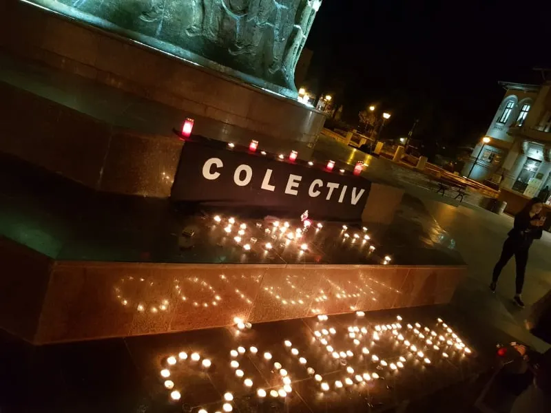 FOTO  Patru ani de la Colectiv, comemorați și la Focșani