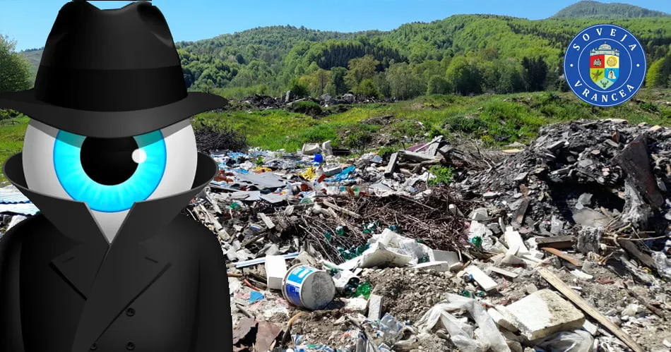 Primăria Soveja îi premiază cu bani pe cei care fotografiază sau filmează gunoaiele aruncate anapoda