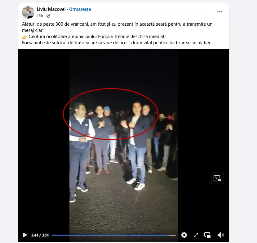 Omul lui Bolojan de la Vrancea, subprefectul Liviu Macovei, ar putea să-și piardă funcția după ce a participat la un protest deși nu avea voie.