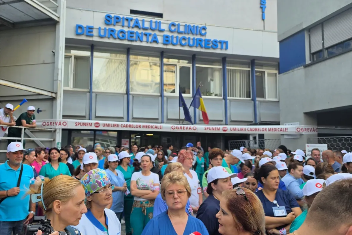 Greva generală din spitale, suspendată.”Proiectul actual al legii salarizării nu mai există pentru noi”