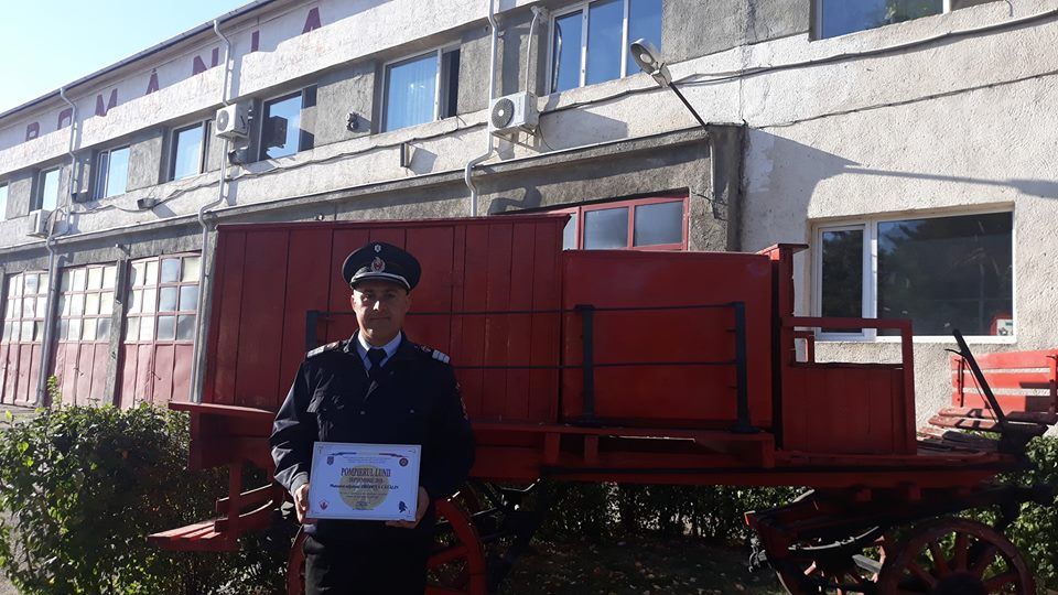 Cine este ”Pompierul lunii septembrie”
