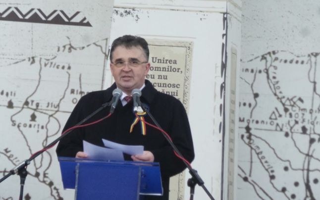 VIDEO Oprișan - huiduit la Focșani, de ziua Unirii Principatelor