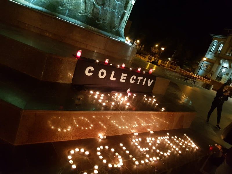 FOTO  Patru ani de la Colectiv, comemorați și la Focșani