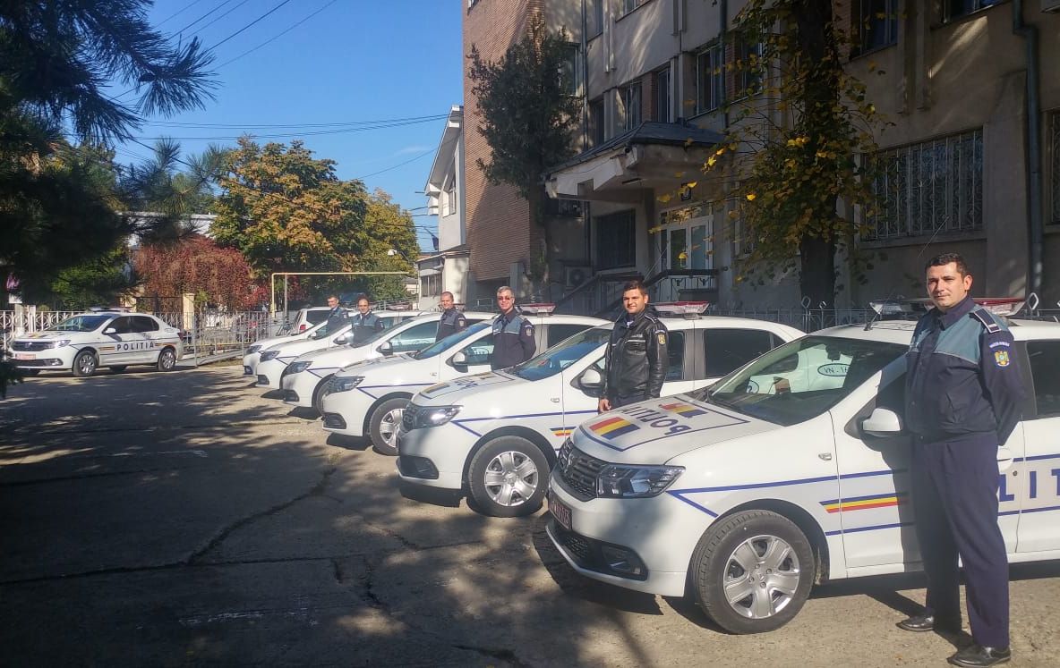 Poliția vrânceană are 7 mașini noi