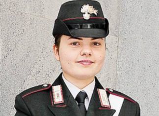 Georgiana Alice Darie, din Păunești, carabinier în Italia