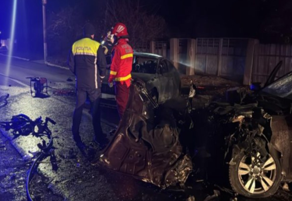 DOI TINERI AU MURIT ȘI DOI AU FOST RĂNIȚI GRAV ÎN URMA UNUI ACCIDENT RUTIER, LA PANCIU 