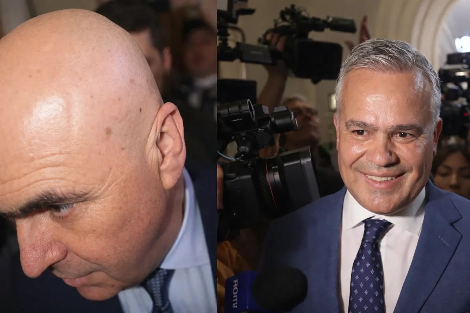 Ilie Bolojan și Adrian Veștea (Inquam/George Călin)