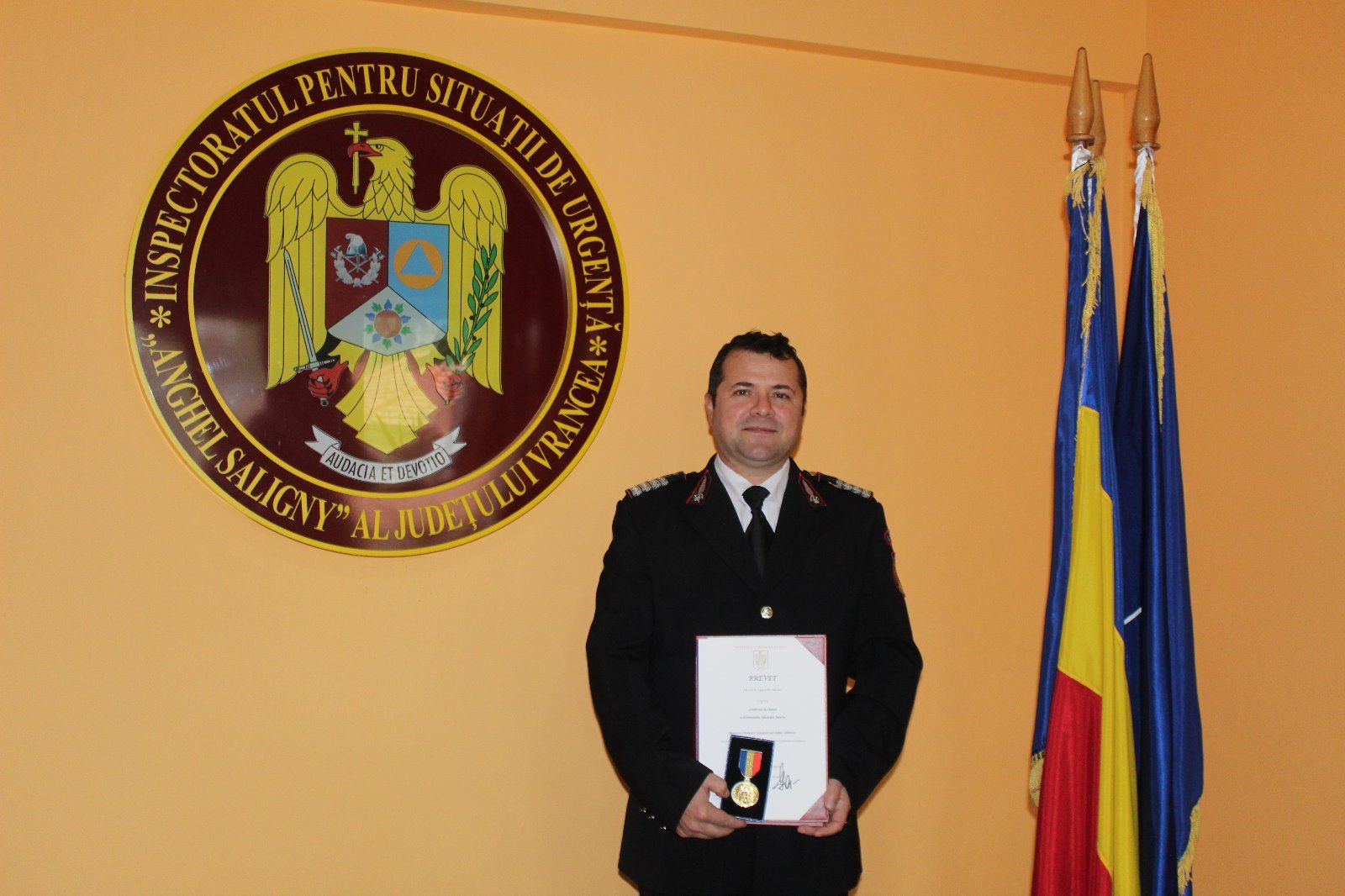 pompier premiat
