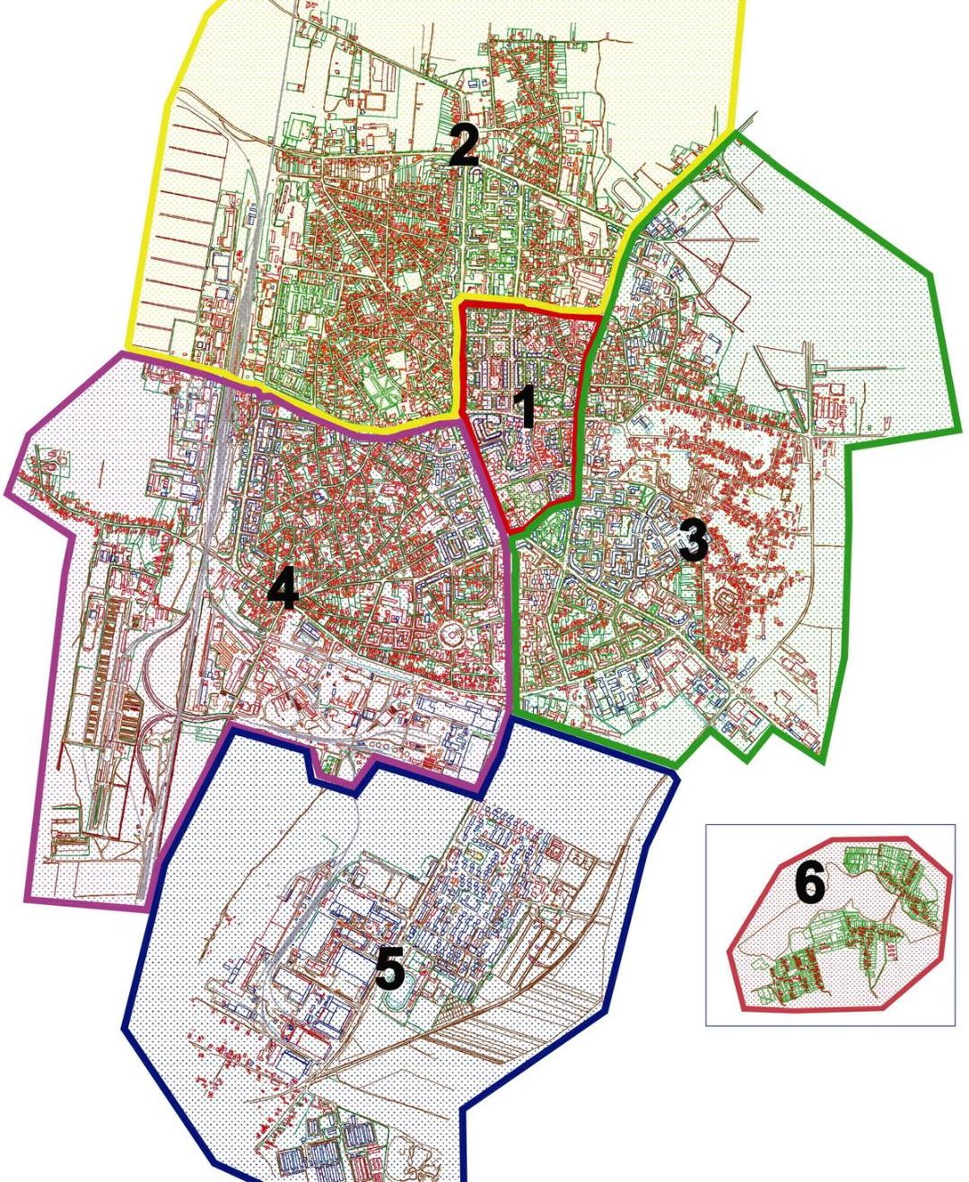 harta focsani zone