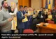 Protest AUR, la grupurile parlamentare ale PSD și PNL: „Spunem NU comasării alegerilor. Vrem democrație”