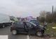 Accident cu două autoturisme implicate, pe E85