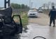 ULTIMA ORĂ Un autoturism a luat foc, la Panciu, după ce s-a izbit de un stâlp. Șoferița a fost transportată la spital